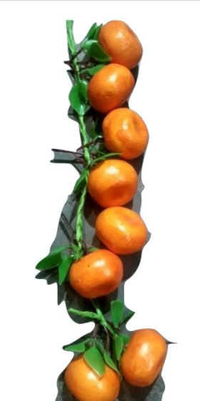 Synthetic Orange 19 Inch String  - 10